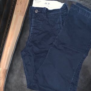 Abercrombie & Fitch Navy chinos